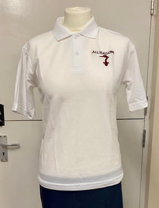 White Polo Shirt for PE