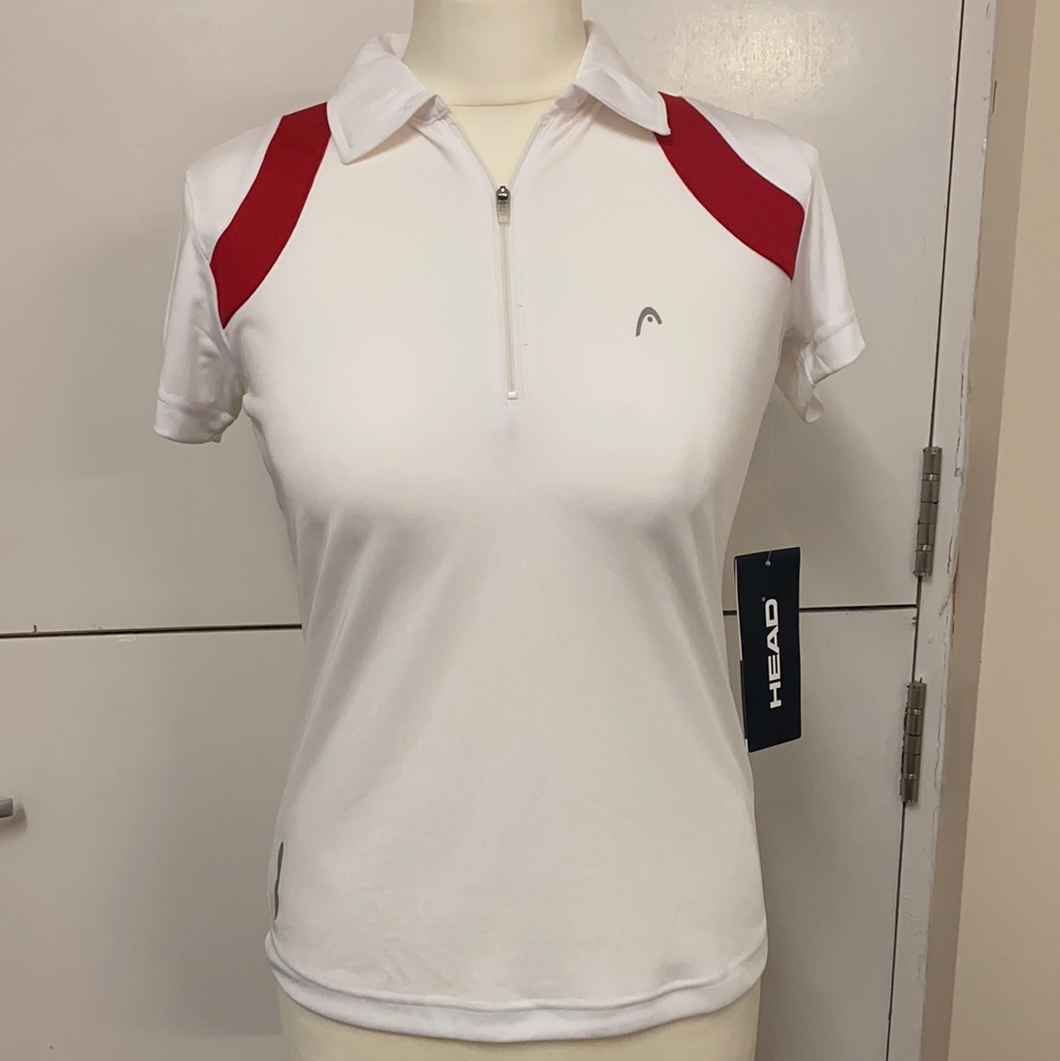 Girls Tennis Polo Shirt (Zipped)